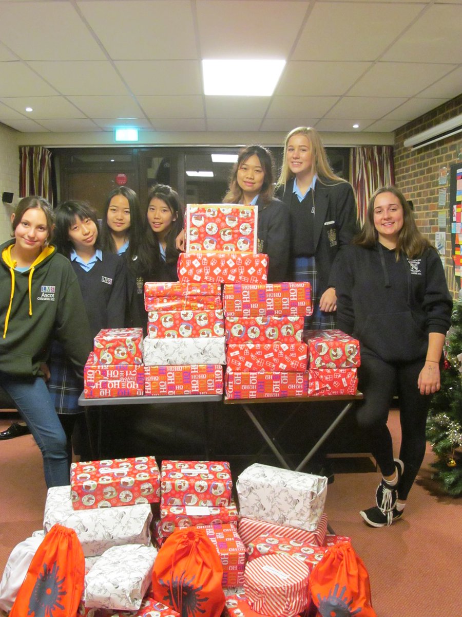 Presents donated by pupils @lvsascot were gratefully received by the #homeless in Slough. #makingadifference #Ascot #Christmas
