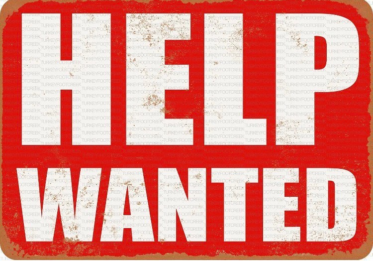 HELPERS WANTED